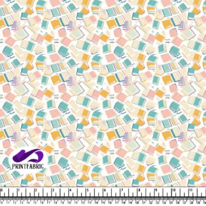 Colorful Pattern of Books