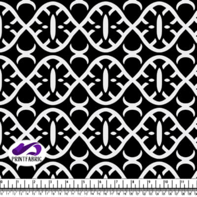 Black and White Geometric Pattern