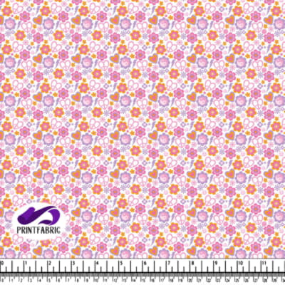 Groovy Pattern with peaceNlove sign and flower in cool pastel colors
