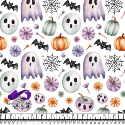 Watercolor Halloween pattern