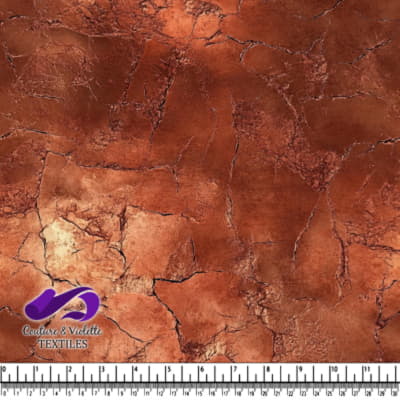 Brown cracked textured fabric with natural earth pattern