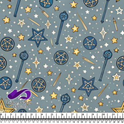 Magic wands pentagrams and stars