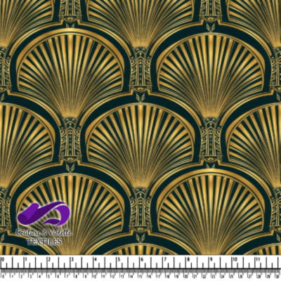 Art Deco Vintage Fan Pattern