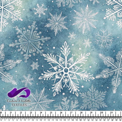 Elegant Winter Snowflake Pattern