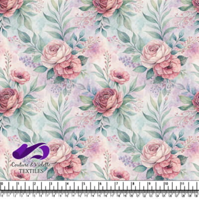 Douceur Florale : Design de Jardin en Aquarelle