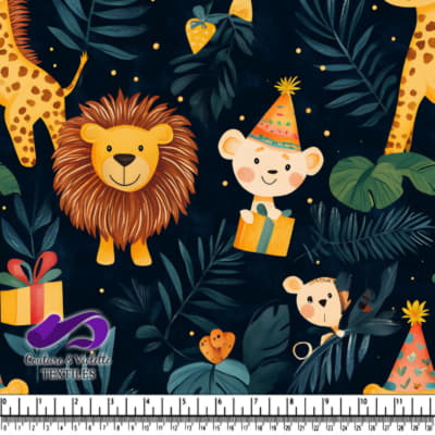 Célébration d'Anniversaire d'Animaux de la Jungle