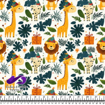 Animaux de Fête dans la Célébration de la Jungle