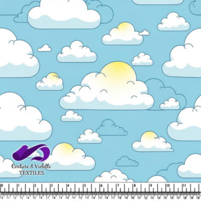 Motif de Nuages Ensoleillés