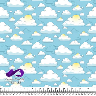 Motif de Nuages Ensoleillés