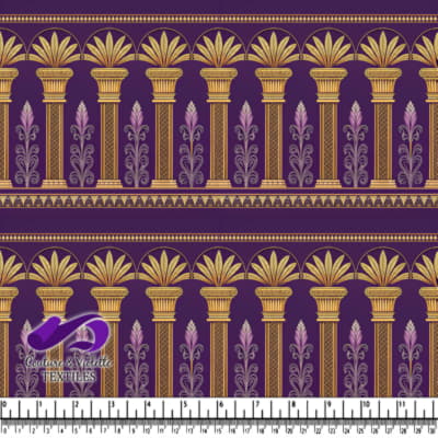 Motif de Pilliers Égyptiens Royaux