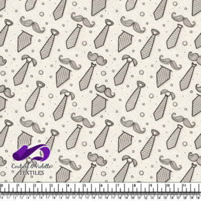 Motif de Moustache et de Noeud Papillon