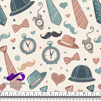 Vintage Gentleman's Accessories Pattern