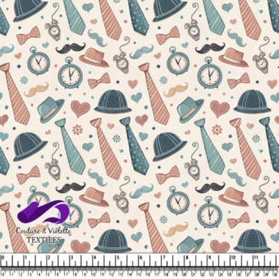 Vintage Gentleman's Accessories Pattern