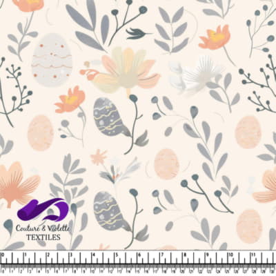 Pastel Easter Floral Pattern