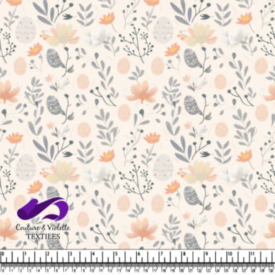 Pastel Easter Floral Pattern