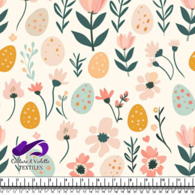 Spring Floral Easter Pattern