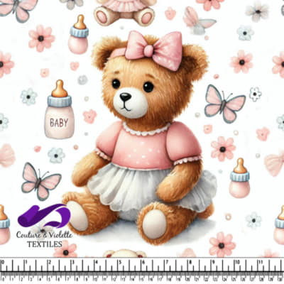 Motif de Poupée Douce Ourson