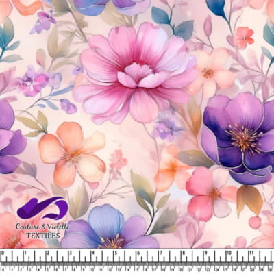 Soft Pastel Floral Pattern Design