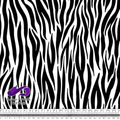 Animal texture - Zebra in color Black and white