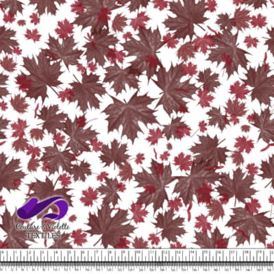 Canada 2022 - Red mix leaf on white