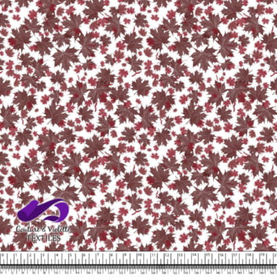 Canada 2022 - Red mix leaf on white