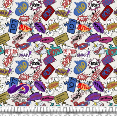 Comic book - Speech bubbles LOL on white background