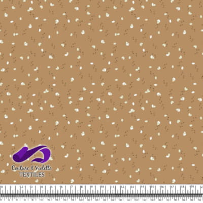 Roosters and hens - Eggs and footprints on Iced coffee background