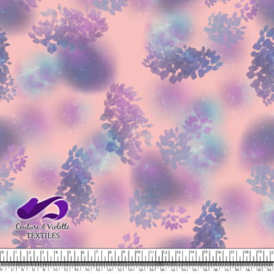 Dragons - Textured first blush pink background univers