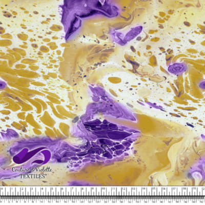 Emulsion resin - Purple and gold