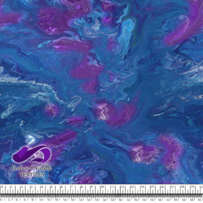 Emulsion resin - Blue and purple