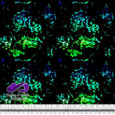 Tie Dye - Black and green