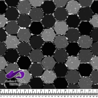 Honeycomb Webb -  Grid cosmic - Dark gray