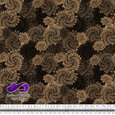 Nature Geometry - Plants on iced coffee background