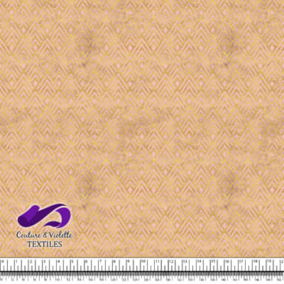 Geo art déco - Triangles gold - First blush pink