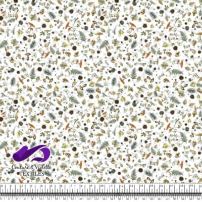 Vintage mushroom - Wild mushrooms - White