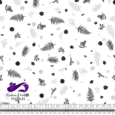 Vintage mushroom - Forest - White