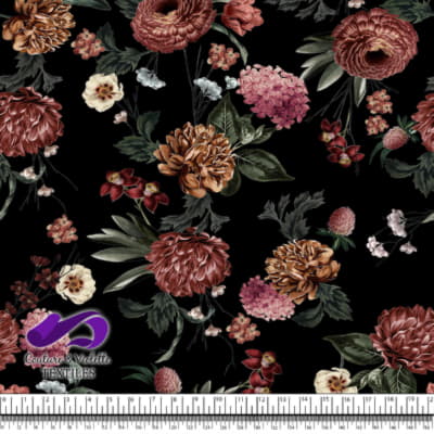 Midsummer Dream - Flower - Black