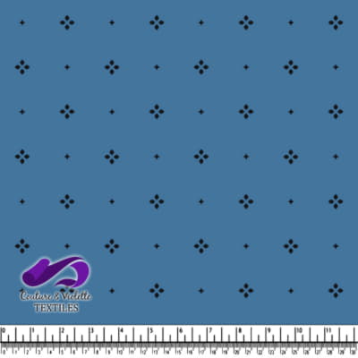 Minimalist serenity - petals dusty blue