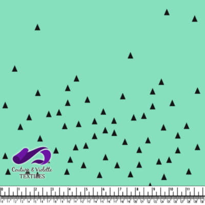 Minimalist serenity - triangle dusty aqua