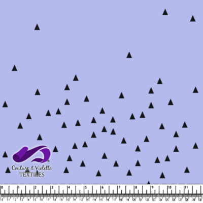 Minimalist serenity - triangle dusty lilas