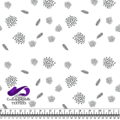 Minimalist serenity - dusty white leaf