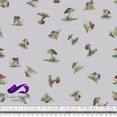 Petits champignons - Earthy Sprout - Lilac cloud