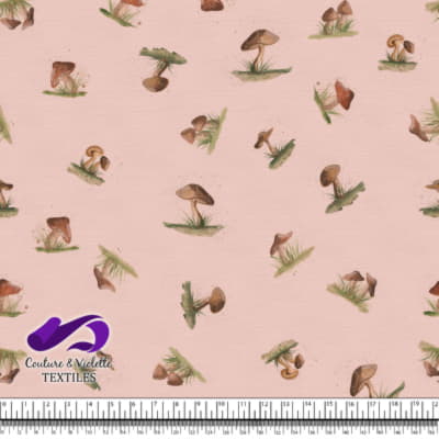 Petits champignons - Earthy Sprout - Pink cloud