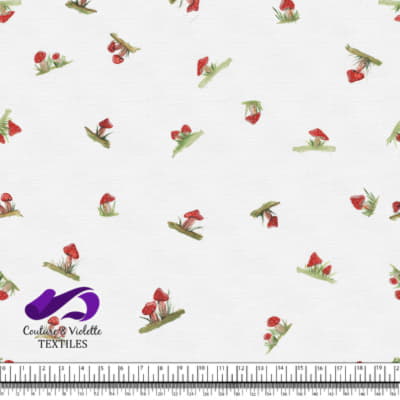 Petits champignons - Charming Cap - White