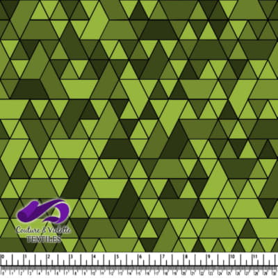 Triangles sport - Black and green