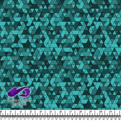 Triangles sport - Black and teal