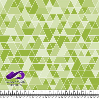 Triangles sport - White and green