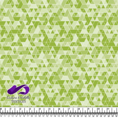 Triangles sport - White and green