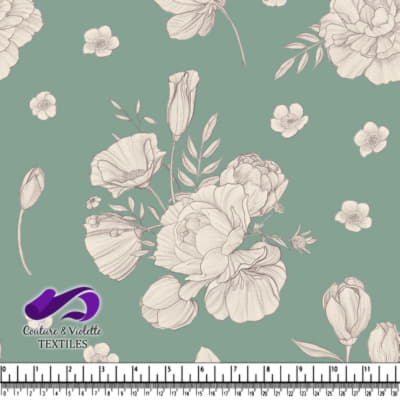 Wedgewood - Bouquets - Granite green