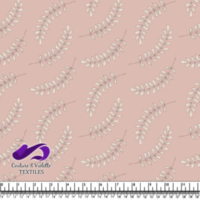 Wedgewood - Leafs - Plastered pink